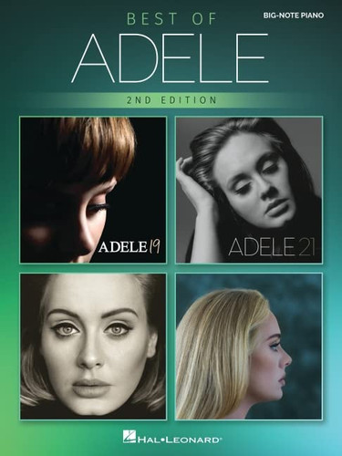 Best of Adele for Big-Note Piano -: Easy Songbook with Lyrics