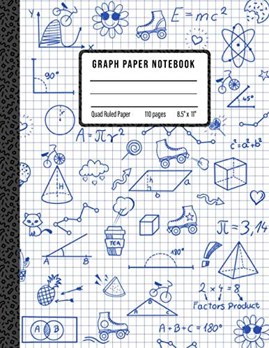 Graph Paper Notebook: Grid Paper Notebook Grid Paper for Math