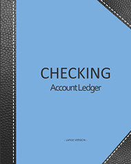Checking account ledger - Large version