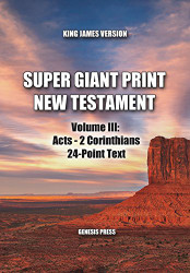 Super Giant Print New Testament Volume 3