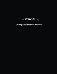 Invent Log: Inventor's Notebook