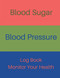 Blood Sugar Blood Pressure Log Book Monitor Your Health Volume 2
