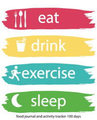 Food Journal and Activity Tracker 100 Days