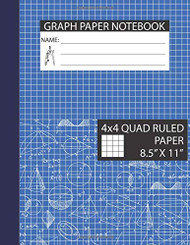 Graph Paper Notebook 8.5 x 11