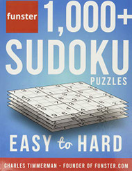 Funster 1000+ Sudoku Puzzles Easy to Hard