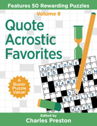 Quote Acrostic Favorites: Features 50 Rewarding Puzzles - Puzzle Books