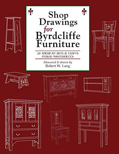 Shop Drawings for Byrdcliffe Furniture