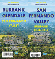 San Fernando Valley / Glendale / Burbank California Street Map