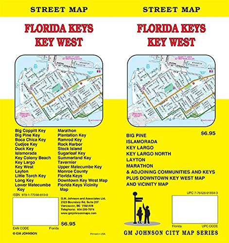Florida Keys / Key West / Upper & Lower Keys Florida Street Map