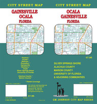 Gainesville / Ocala / University of Florida Florida Street Map