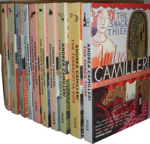 Andrea Camilleri Inspector Montalbano Mysteries 10 Books Collection