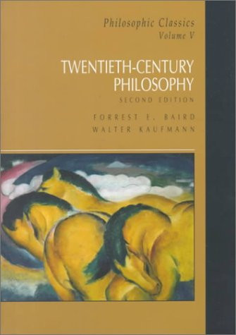 Philosophic Classics Volume V