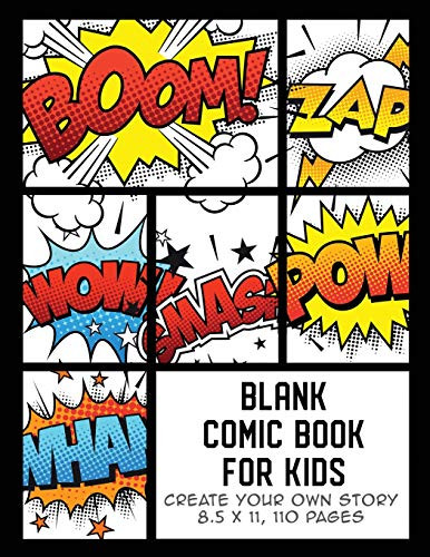 Blank Comic Book for Kids by The Whodunit Creative Design