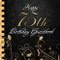 Happy 75th Birthday Guestbook
