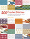 200 Crochet Stitches: A Practical Guide with Actual-size Swatches