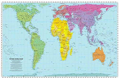 Peters World Map: Folded
