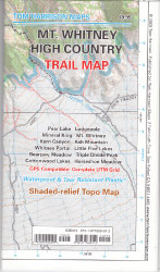 Mt. Whitney High CountryTrail Map (Tom Harrison Maps)