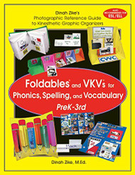 Dinah Zike's Foldables and VKVs for Phonics Spelling and Vocabulary