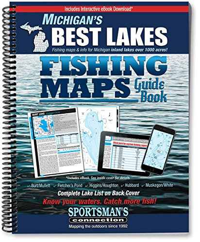 Michigan's Best Lakes Fishing Maps Guide Book