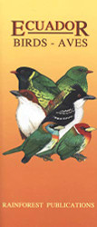 Ecuador Birds fold out pocket field guide