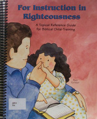For Instruction in Righteousness