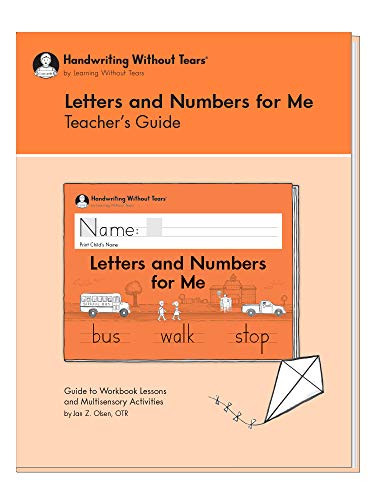Learning Without Tears - Letters and Numbers for Me Teacher's Guide