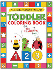 My Numbers Colors and Shapes Toddler Coloring Book with The Learning