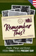 Remember This?: People Things and Events from 1948 to the Present Day