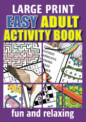 Easy Adult Activity Book