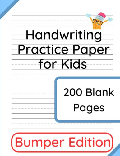 Handwriting Practice Paper for Kids