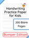 Handwriting Practice Paper for Kids