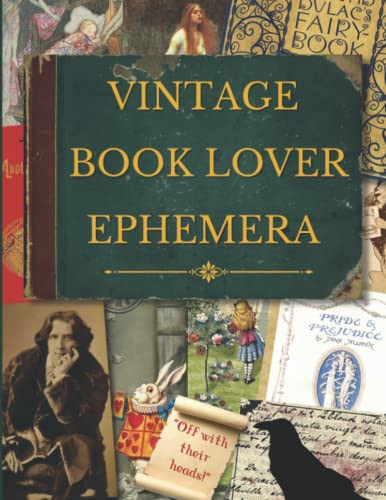 Vintage Book Lover Ephemera