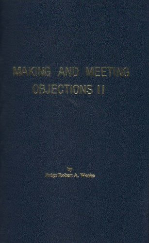 Making and Meeting Objections II