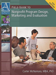 Field Guide to Nonprofit Program Design Marketing and Evaluation 5th