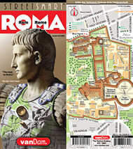 StreetSmart Rome Map by VanDam -- Laminated pocket sized City Center