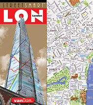 StreetSmart? London Map by VanDam - City Center Street Map of London