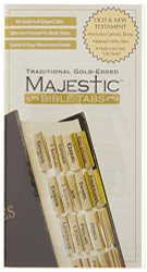 Majestic Traditional Gold-Edged Bible Tabs