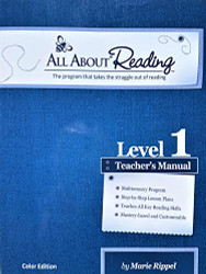 All About Reading Level 1 Teacher's Manual Color Edition