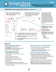 Google Docs Reference and Cheat Sheet