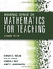 Making Sense of Mathematics for Teaching: Grades 6-8 - Unifying Topics