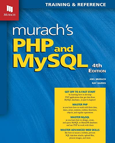 Murach's PHP and MySQL Murach's PHP and MySQL
