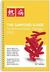 Sanford Guide to Antimicrobial Therapy 2022 (Spiral Edition)