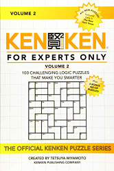 KenKen: For Experts Only Volume 2