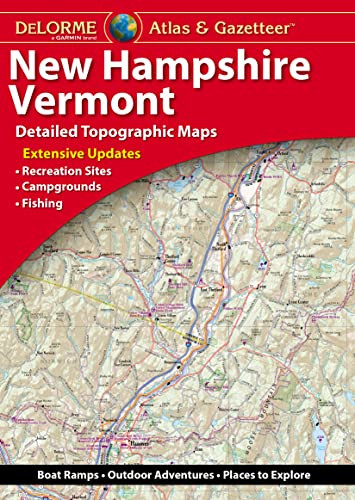 DeLorme Atlas & Gazetteer: New Hampshire Vermont