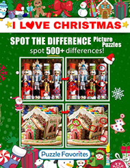 Spot the Difference "I Love Christmas" Picture Puzzles