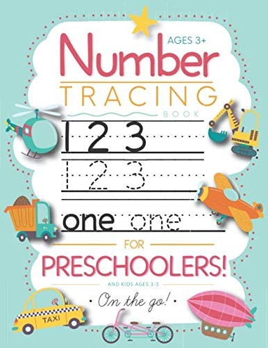 Number Tracing Book for Preschoolers and Kids Ages 3-5