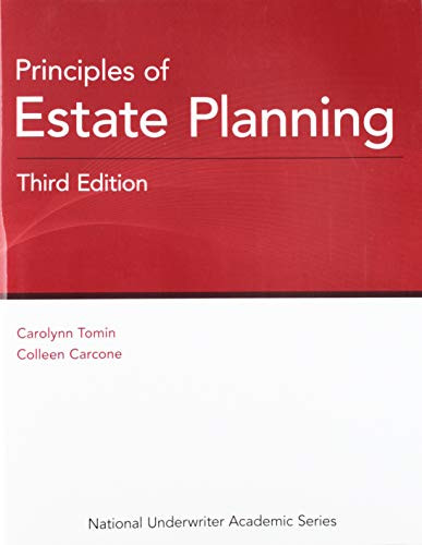Principles of Estate Planning (National Underwriter Academic)