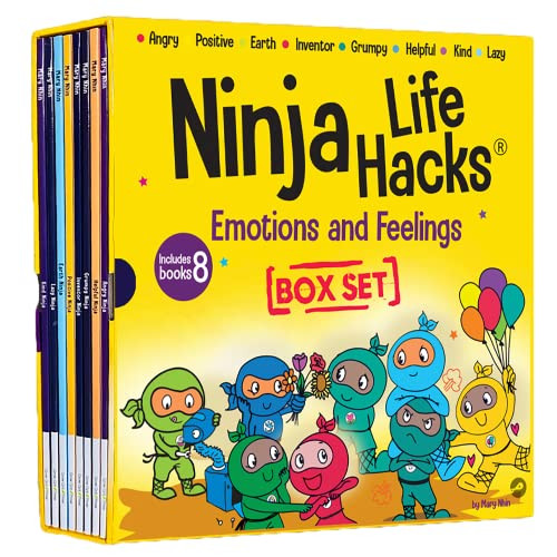 Ninja Life Hacks Emotions and Feelings 8 Book Box Set - Books 1-8