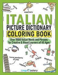 Italian Picture Dictionary Coloring Book