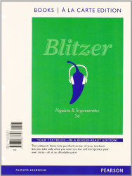 Algebra And Trigonometry by Robert Blitzer